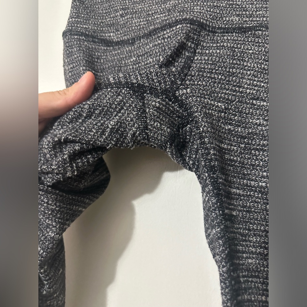 Lululemon Wunder Under Pant Coco Pique Black Size 4 - Picture 6 of 9